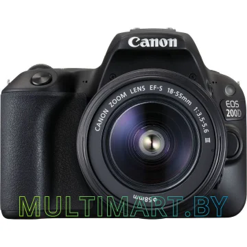 Фотоаппарат Canon EOS 200D Kit 18-55 III (черный)